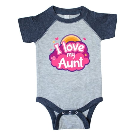 

Inktastic I Love My Aunt Gift for Niece Gift Baby Girl Bodysuit