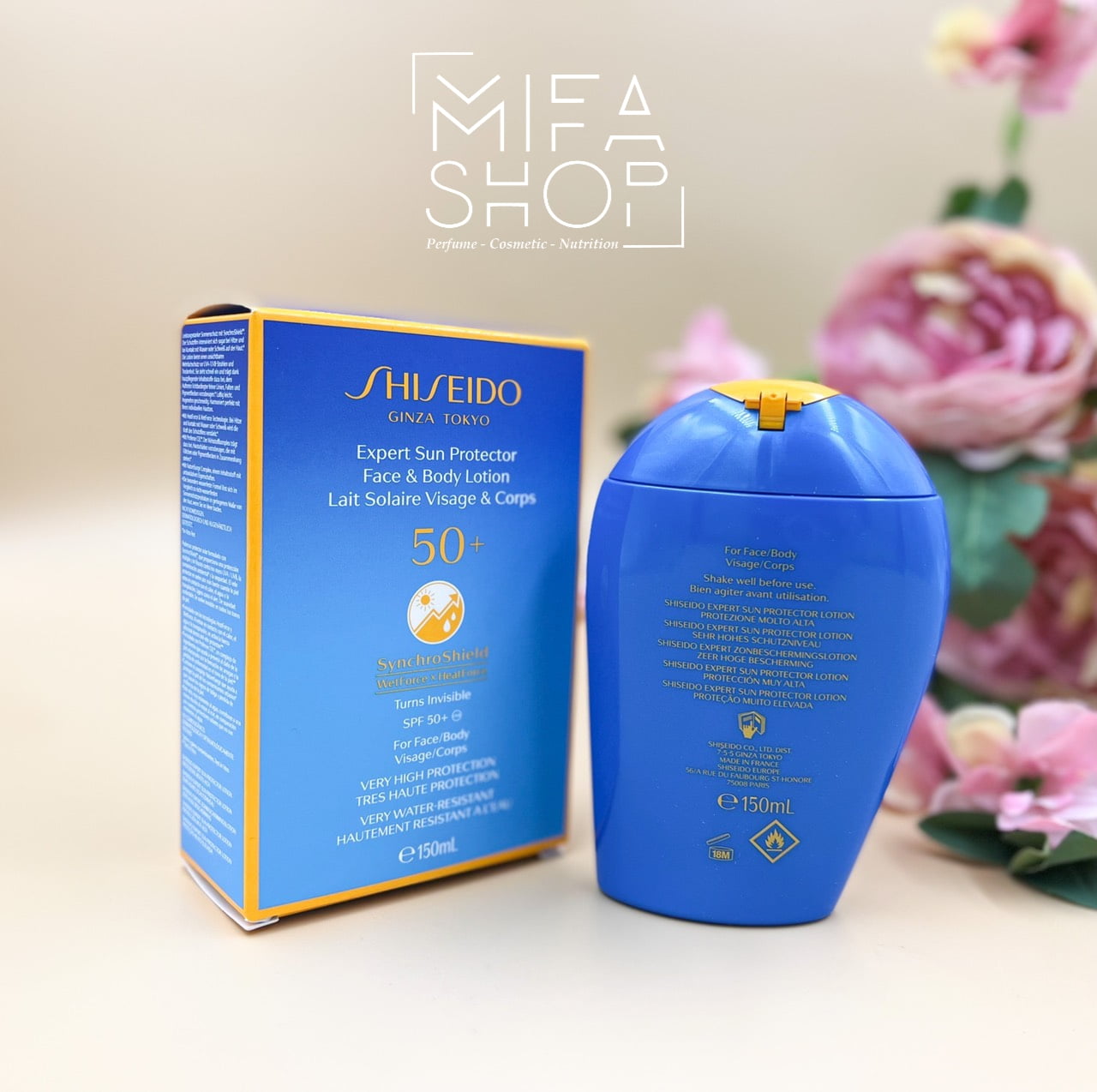 Shiseido Expert Sun Protector Face & Body Lotion SPF50, 5 oz 