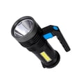thumbnail image 1 of Highlight 3 Lighting Modes Electric Torch Portable Flashlight modes Electric Rechargeable Waterproof Illuminating Lamp With a Side Lamp, 1 of 9