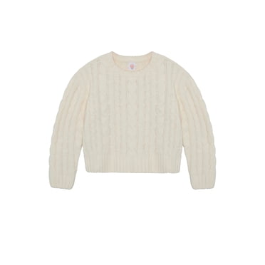 Wonder Nation Girls Chenille Sweater with Long Sleeves, Sizes 4-18 & Plus
