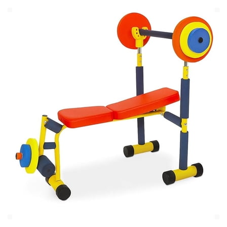 Redmon Fun & Fitness for Kids Adjustable Weight Press Set w/ & Foam Weights