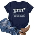thumbnail image 2 of Dovford Women T Shirt TITI Like A Mom But Cooler Funny Short Sleeve Crew Neck Graphic Top T-Shirt Aunt Auntie Casual Tees Blouse Gift, 2 of 3