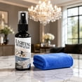 thumbnail image 2 of HWRETIE Crystal Chandelier Cleaner Kit 50Ml Heavy Duty Crystal Light Cleaner Refinishing Spray with Cleaning towel for Glass Crystal Light Fixtures, 2 of 9