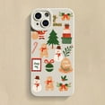 thumbnail image 3 of Funda para iPhone 16 15 14 13 12 11 Pro Max X XR XS 7 8 Plus SE 2020 cubierta de teléfono suave de silicona a prueba de golpes de Navidad de dibujos animados de lujo, 3 of 5