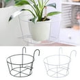 thumbnail image 2 of Flower Pot Holder Creative over the Rail Planter Holder Flower Pot Rack for Home, 2 of 10