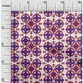 thumbnail image 2 of oneOone Velvet Red Fabric Geometric Craft Projects Decor Fabric Printed By The Yard 58 Inch Wide, 2 of 4