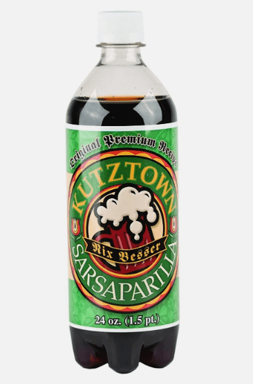 Kutztown "Nix Besser" Sarsaparilla Soda, 24 Oz. Bottles (Pack of 6)