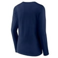 thumbnail image 3 of Women's Fanatics Navy New England Patriots Hometown Sweep Long Sleeve V-Neck T-Shirt, 3 of 3