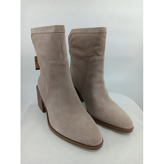 Vince Camuto Suede Bootie Almond Beige