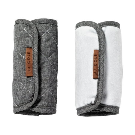 UPC: 0614002008959 | JJ Cole Reversible Strap Covers Heather Grey Quilted