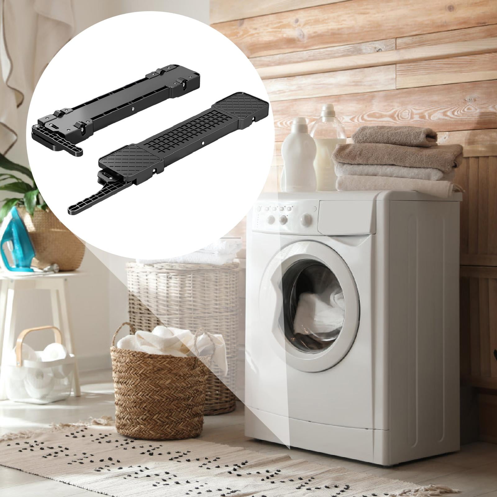 2 Pieces Appliance Roller Adjustable Moving Stand Anti Slip Pad for Washers Refrigerators and Dryers