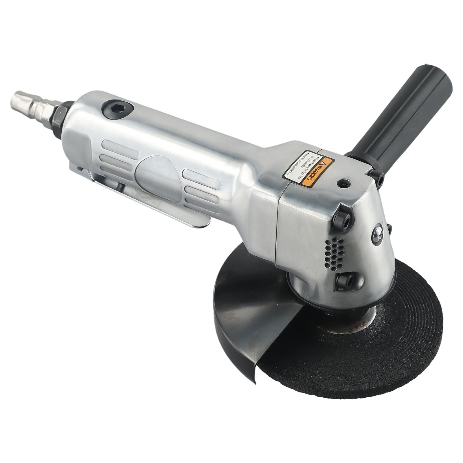 Pneumatic Angle Grinder 4In Angle Air Die Grinder with Auxiliary Handle Polisher 11000rpm 0.8mpa for Cutting Grinding Polishing