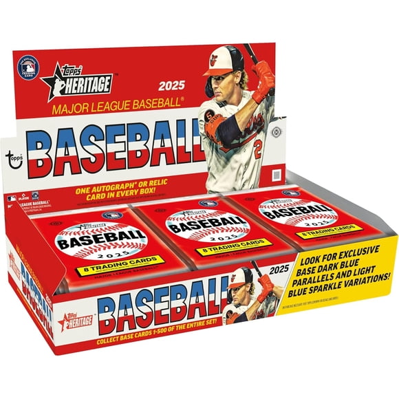Topps 2025 Heritage Baseball Hobby Box
