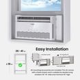 thumbnail image 4 of TOSOT 8,000 BTU Energy Star Window Air Conditioner for Bedroom, Living Room, and attics up to 350 sq. ft, 4 of 5