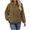 Khaki, variant on Women's Plush Fleece Hoodie Soft Long Sleeve Pullover Cozy Loungewear Hooded Sweatshirt for Fall Winter Home Comfort Black