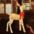 thumbnail image 4 of Iluminaciones De Ciervos De Navidad Iluminaciones de ciervos navideños con luz LED que brilla intensamente adorno de alce regalo de vacaciones (S), 4 of 7