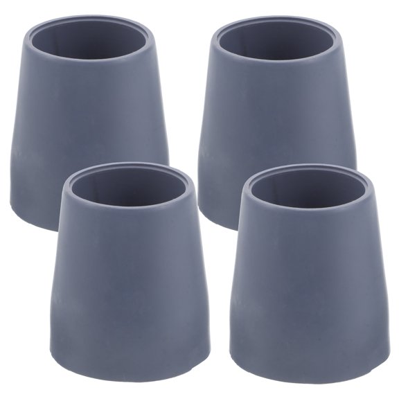 NUOLUX 4Pcs Shower Chair Feet Grey Non-Slip Rubber for Bathrooms