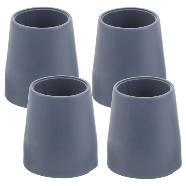 4 topes de goma antideslizantes para sillas de ducha y patas de sillas de baño de mimbre. Incluye topes de goma de repuesto para bancos de ducha.