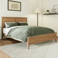 thumbnail image 2 of Euroco Wood Full Size Platform Bed, Wood Color, 2 of 6