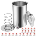 thumbnail image 6 of Toorise Stainless Steel Meat Press with Thermometer Spring Mechanism Meat Press Mold for Homemade Ham Maker for Healthy Home Cooking, 6 of 10