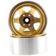 thumbnail image 4 of 4 Piezas Offset-8.9Mm Metal 1.9 Pulgadas Beadlock Wheel Rim Hub para 1/10 RC Crawler Car TRX4 Axial SCX10 90046 UTB18, Oro, 4 of 9
