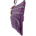 thumbnail image 3 of SILVERFEVER Genuine Leather Organizer Handbag Cross Body - Shoulder Travel Bag, 3 of 5