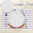 thumbnail image 3 of Ambesonne Alaskan Malamute Place Mats Set of 4, Summer, Standard Size, Multicolor, 3 of 6