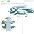 thumbnail image 4 of Parasol de Plage Inclinable Ombre Solaire 1.8M Jardin, 4 of 5