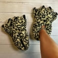 thumbnail image 6 of Warm Soft Cartoon Slippers for Women and Men Cute Leopard Pattern Novelty Indoor Footwear Cozy Home Comforts for Relaxation, 6 of 9