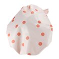 thumbnail image 3 of Bearachild Gorros de baño para ducha Estampado de flores Impermeable Reutilizable Elástico Colorido Universal Largo Sombrero corto Baño Estampado de Juegos de accesorios de baño punto rojo Bearachild HA062078-04B, 3 of 6