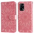 thumbnail image 5 of Funda tipo cartera GANGXUN para OPPO Reno 6 Lite , diseño girasol, cuero PU, soporte, cierre magnético, tarjetero, 5 of 5