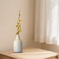 thumbnail image 5 of ERTZAE Natural Look Faux Plum,Multi Use Floral Stems,Shop Window Floral Displays,Easy Style Florals,54cm Single Branch Ruyi Plum Blossom,Yellow 21.3" Faux Flower for Chinese Home Decor Arrangement, 5 of 6