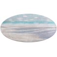 thumbnail image 4 of Bright Sunshine Through Deep Blue Sea Round Rugs -Washable Non-Slip Small Round Area Rug Throw Soft Circle Rugs for Bedroom, Modern Print Indoor Carpet for Entryway Sofa Living Room, 4 of 6