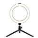 thumbnail image 1 of Lámpara Selfie 200MM Anillo de luz LED Luz de relleno Fotografía LED Selfie Luz Lámpara de teléfono con cámara regulable con trípodes de mesa Alimentado por USB para transmisión en vivo / maquillaje Eccomum  Lámpara Selfie, 1 of 7