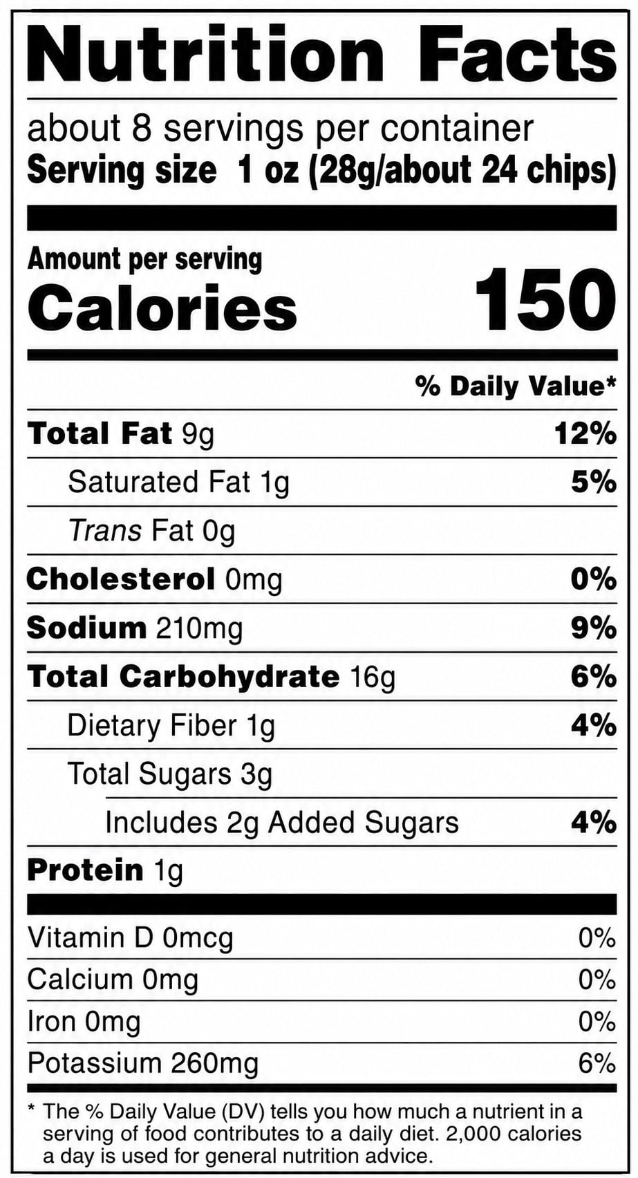 Great Value Barbecue Flavored Potato Chips, 7.75 oz