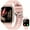 Rose Golden Case Pink Strap, variant on Smart Watch, Multi Sport Mode, Incoming Call Alert, Message Alert Viewing, Multiple APP Alerts, Suitable For Men & Women, Sports Watch, Compatible With for iphone/Andriod, Suitable For Holiday Gifts