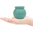 thumbnail image 2 of Juego de 4 macetas colgantes de cerámica – Maceta colgante para plantas de interior – Jarrón colgante multicolor con cuerda de yute – Perfecto para decoración de interiores y exteriores, hogar,, 2 of 5