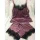 thumbnail image 1 of Ropa interior sexy para mujer, ropa interior sexy, estilo europeo y estadounidense, conjunto de ropa para el hogar con pestañas de gran tamaño, 1 of 6