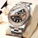 thumbnail image 4 of BINBOND B930 Gear Quartz Watch, Color: White Steel-Black White Steel-Black, 4 of 4