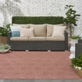 thumbnail image 4 of Nourison Versatile Indoor/Outdoor Coral/Orange 9' x 12' Area Rug, (9x12), 4 of 10