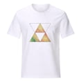 thumbnail image 4 of Pompotops Femmes Mode Géométrique Graphique Imprimé Harajuku Femme Col Rond en Vrac T-shirt, 4 of 8