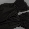 thumbnail image 2 of MYG Mens Medieval Renaissance Steampunk Ruffle Collar Blouse Pirate Vampire Shirt, 2 of 9