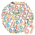 thumbnail image 6 of 35pcs Colorful Numbers Stickers DIY Numbers Animal Stickers for Laptops Suitcase Phone, 6 of 9