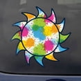 thumbnail image 4 of Sun Decal Paint Splash Blue Sticker Vinyl Rear Window Car Truck Laptop Sun Wall Water and Fade Resistant 4 Inches, 4 of 4