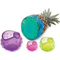 thumbnail image 1 of Juego de 4 fundas de silicona de grado alimenticio para recipientes frescos, selladores de silicona para melones, utensilios de cocina de calidad superior y diseño creativo., 1 of 5