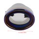 thumbnail image 2 of DQrwqpou Silenciador escape acero inoxidable con punta silenciador escape automóvil 63 mm 1.5L-2.2L (curva azul), 2 of 9