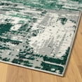 thumbnail image 3 of Luxe Weavers Modern Abstract Distressed Green 4x5 Area Rug for Living Rooms and Bedrooms, 3 of 11