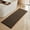 Black & Khaki, variant on Waffle Bath Mat, Small Boho Bathroom Rugs Non Slip Washable, Ultra Soft Super Absorbent Quick Dry Farmhouse Bathroom Decor, 16" x 24", Khaki