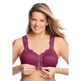 thumbnail image 5 of Comfort Choice Women's Plus Size Front Close Wireless Gel Strap Bra, 5 of 6