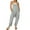501_Gary, variant on QIJUNTUO Casual Sleeveless Jumpsuits V Neck Spaghetti Strap Overalls Long Pants Romper With Two Pockets Straight Leg Pants for Women Sky Blue